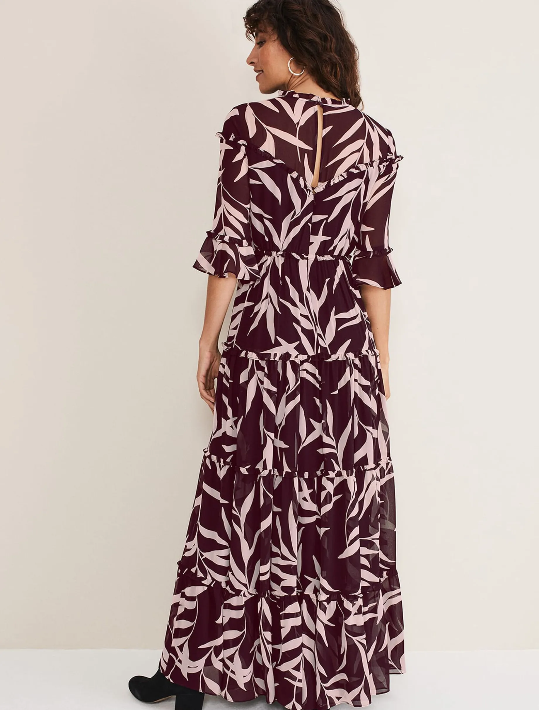 Amber Leaf Tiered Dress