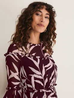 Amber Leaf Tiered Dress
