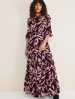 Amber Leaf Tiered Dress