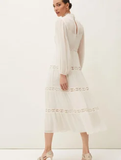 Amberlee Cutwork Midi Dress