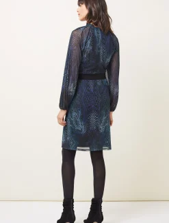 Amelie Snake Print Dress