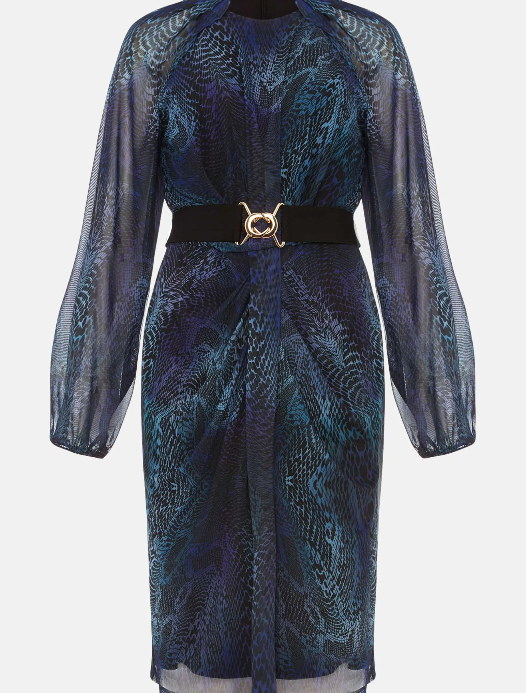 Amelie Snake Print Dress