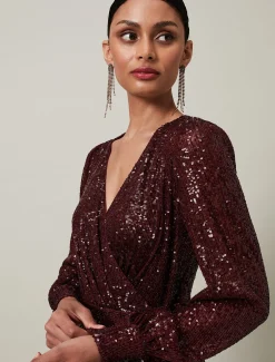 Amily Sequin Maxi Dress