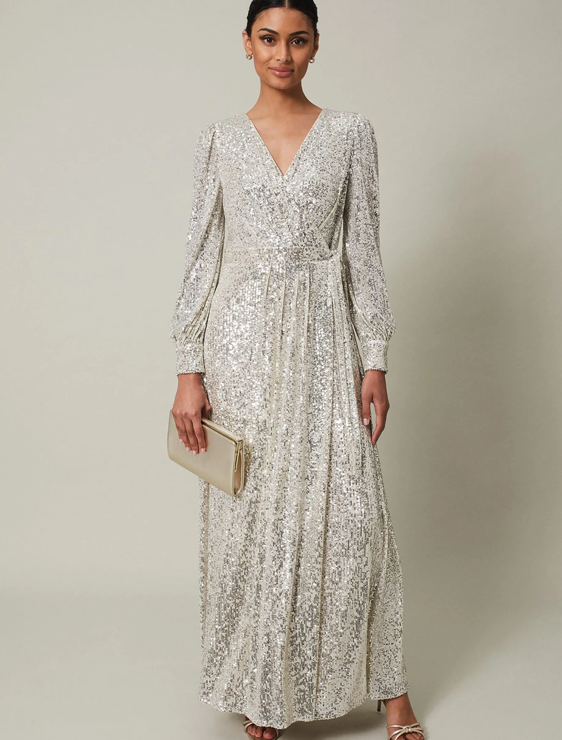 Amily Sequin Maxi Dress