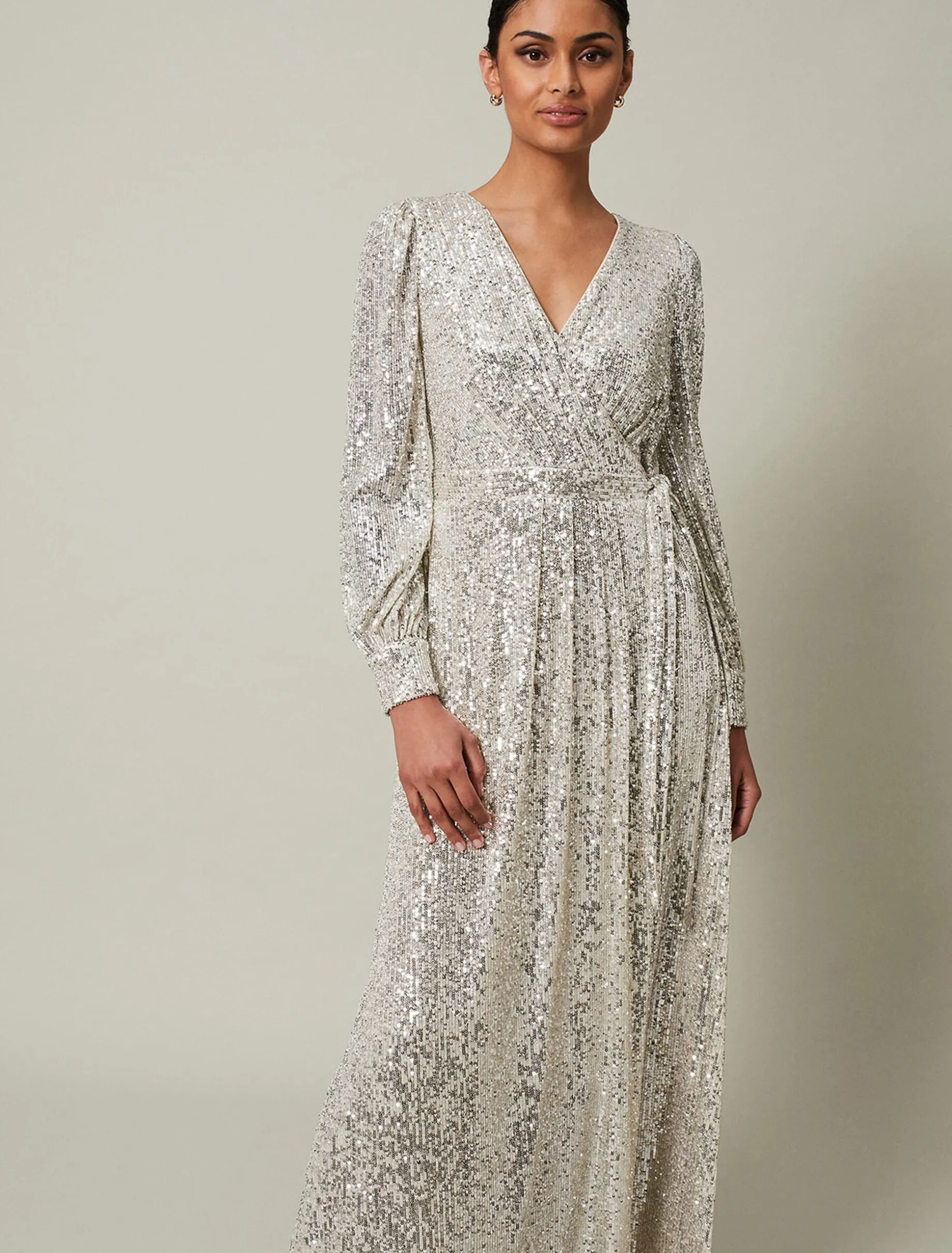Amily Sequin Maxi Dress