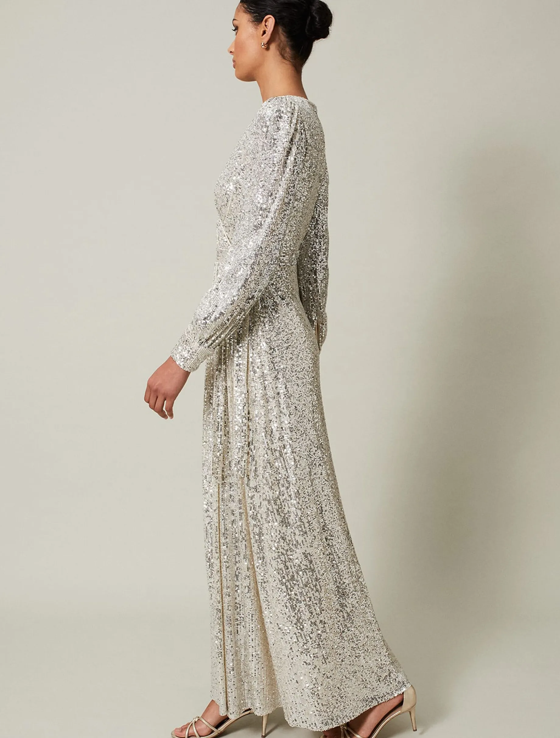 Amily Sequin Maxi Dress
