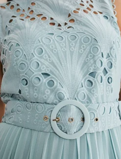Amora Lace Bodice Midi Dress