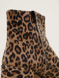 Animal Print Ankle Boot