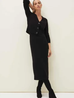 Anja Knitted Dress And Cardigan Co-Ord