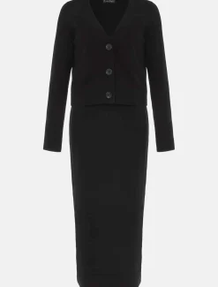 Anja Knitted Dress And Cardigan Co-Ord