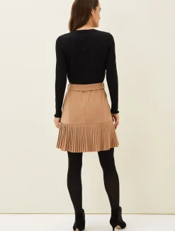Annabel Pleated Mini Skirt