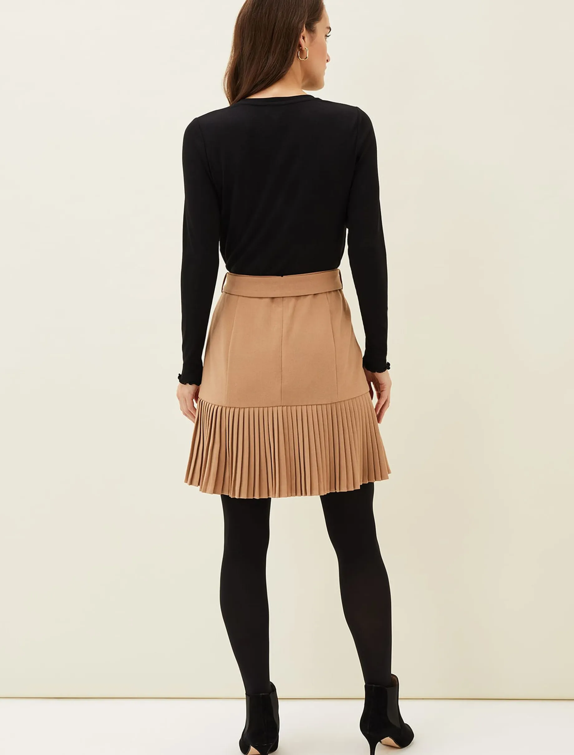 Annabel Pleated Mini Skirt