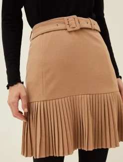 Annabel Pleated Mini Skirt