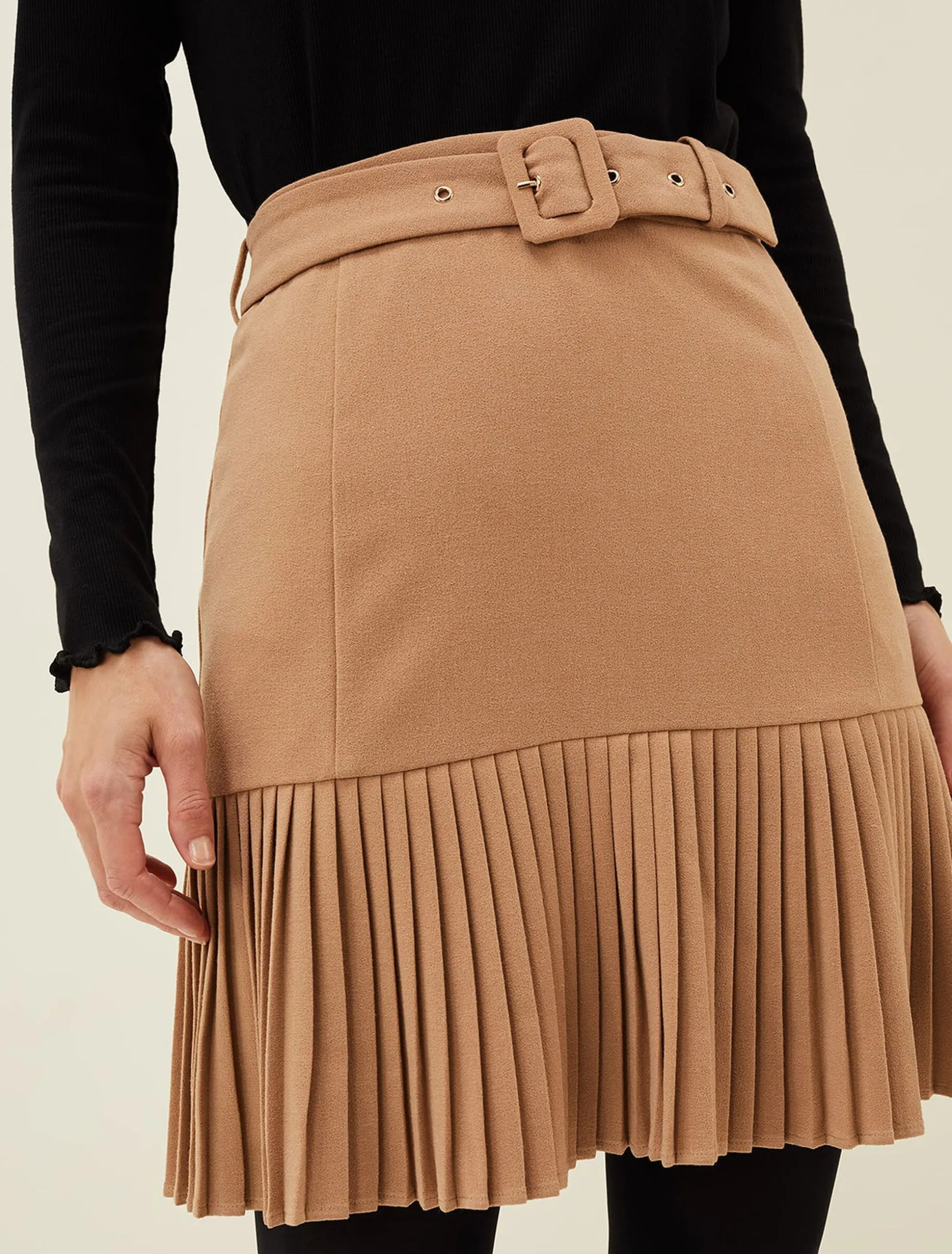 Annabel Pleated Mini Skirt