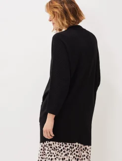 Annabella Ribbed Cocoon Cardigan
