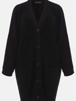 Annabella Ribbed Cocoon Cardigan