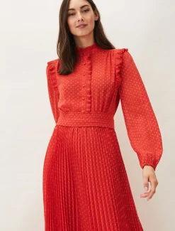 Annie Dobbie Pleat Dress