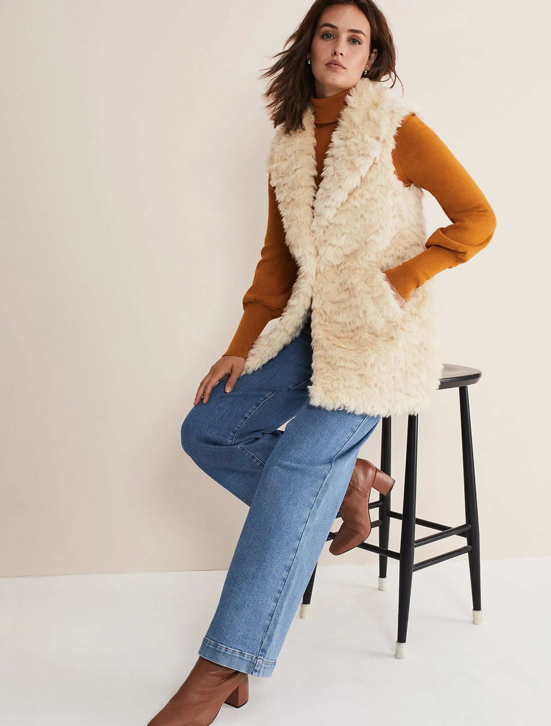 Annie Faux Fur Gilet