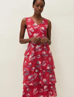 Antonella Floral Tiered Dress