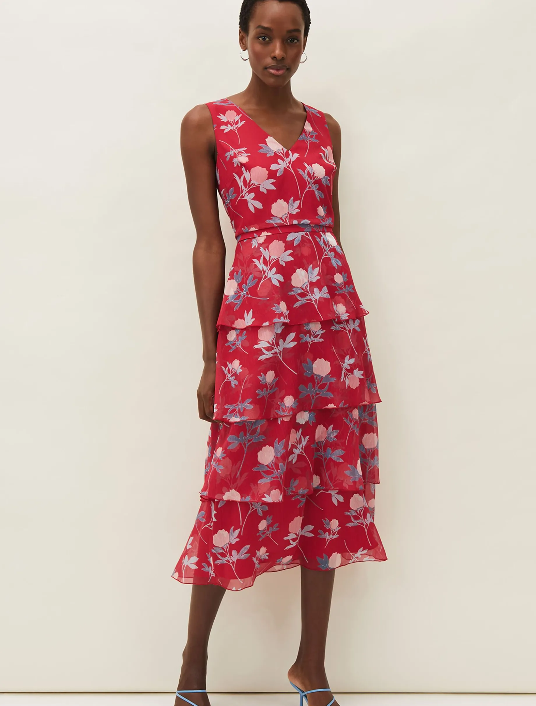 Antonella Floral Tiered Dress