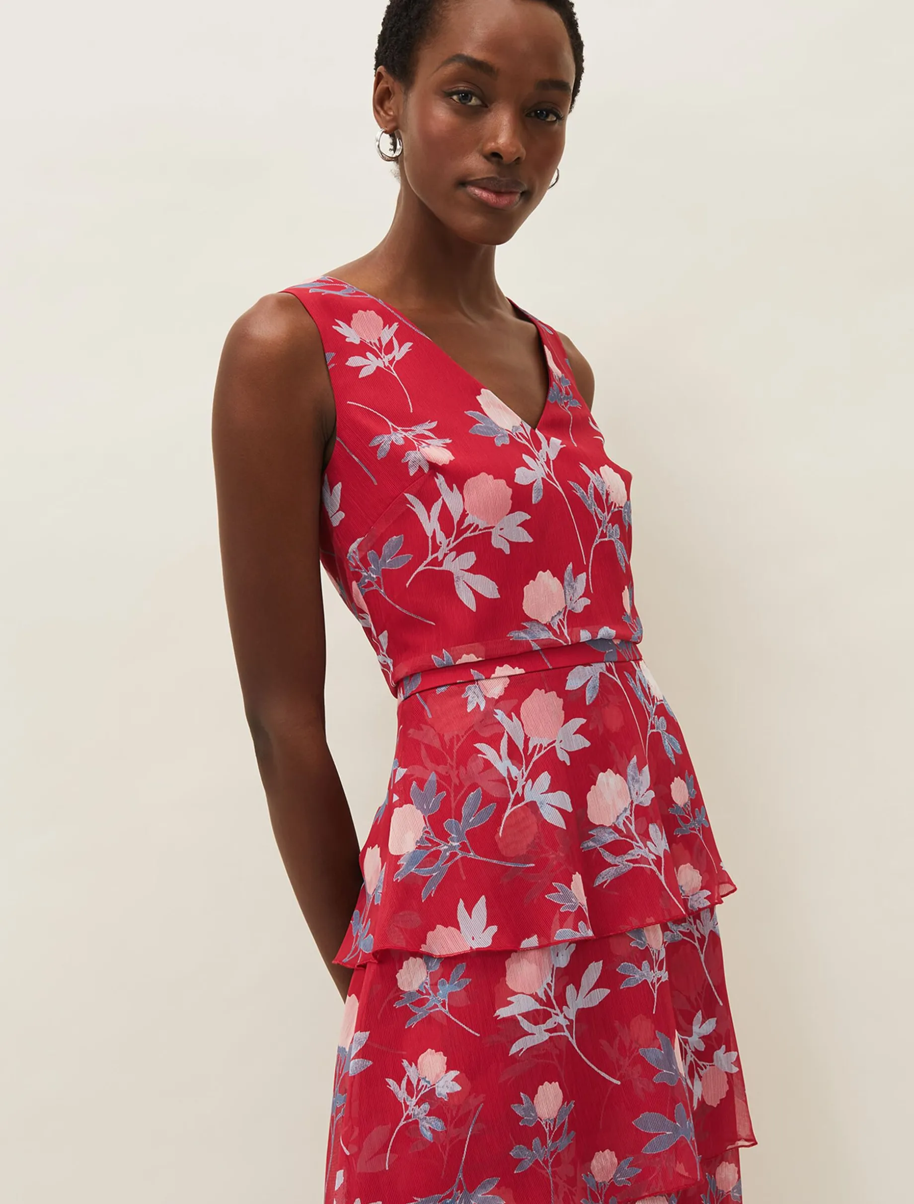 Antonella Floral Tiered Dress