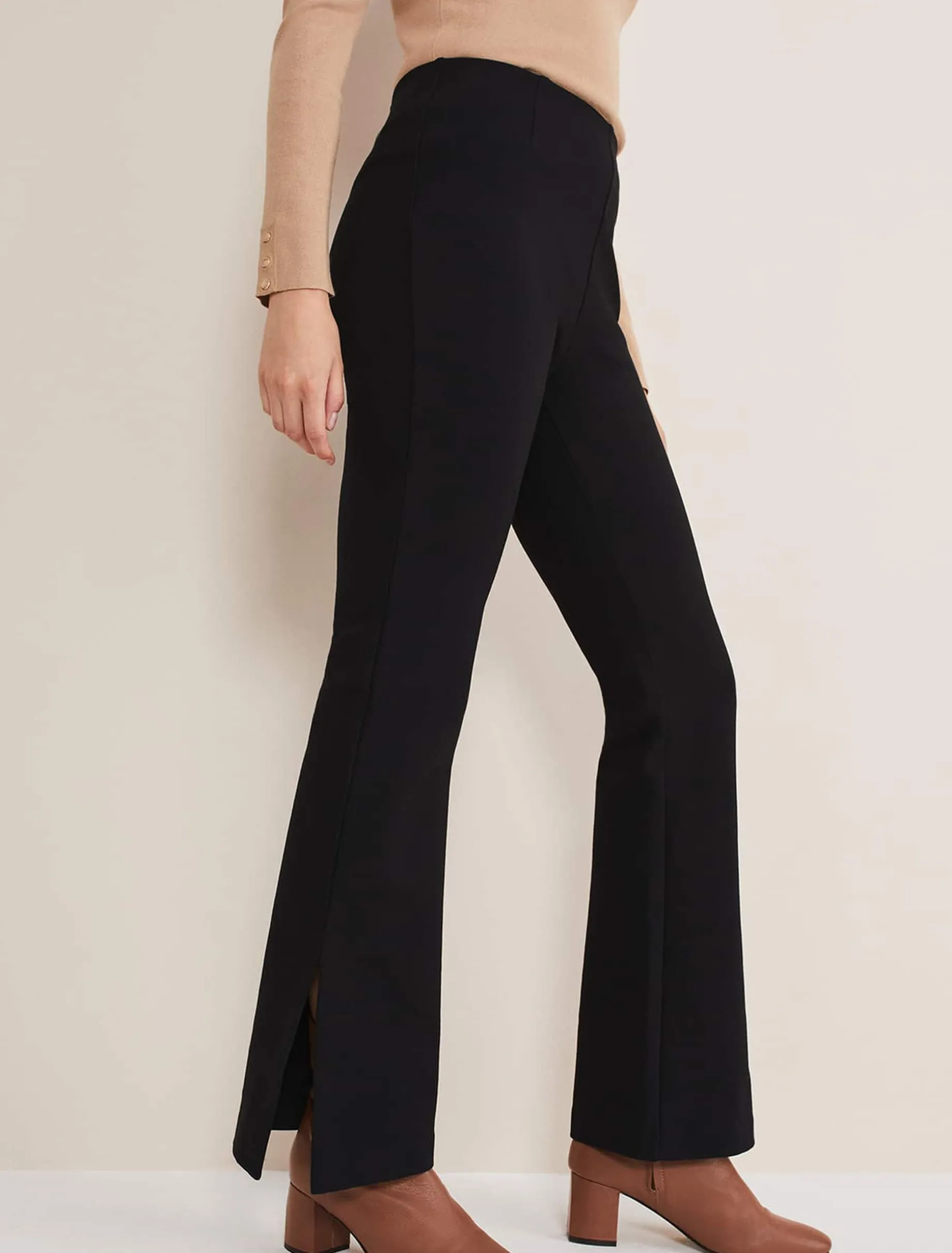 Ara Side Split Bootcut Ponte Trouser