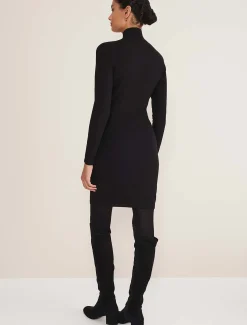 Arden Zip Detail Colourblock Knit Tunic