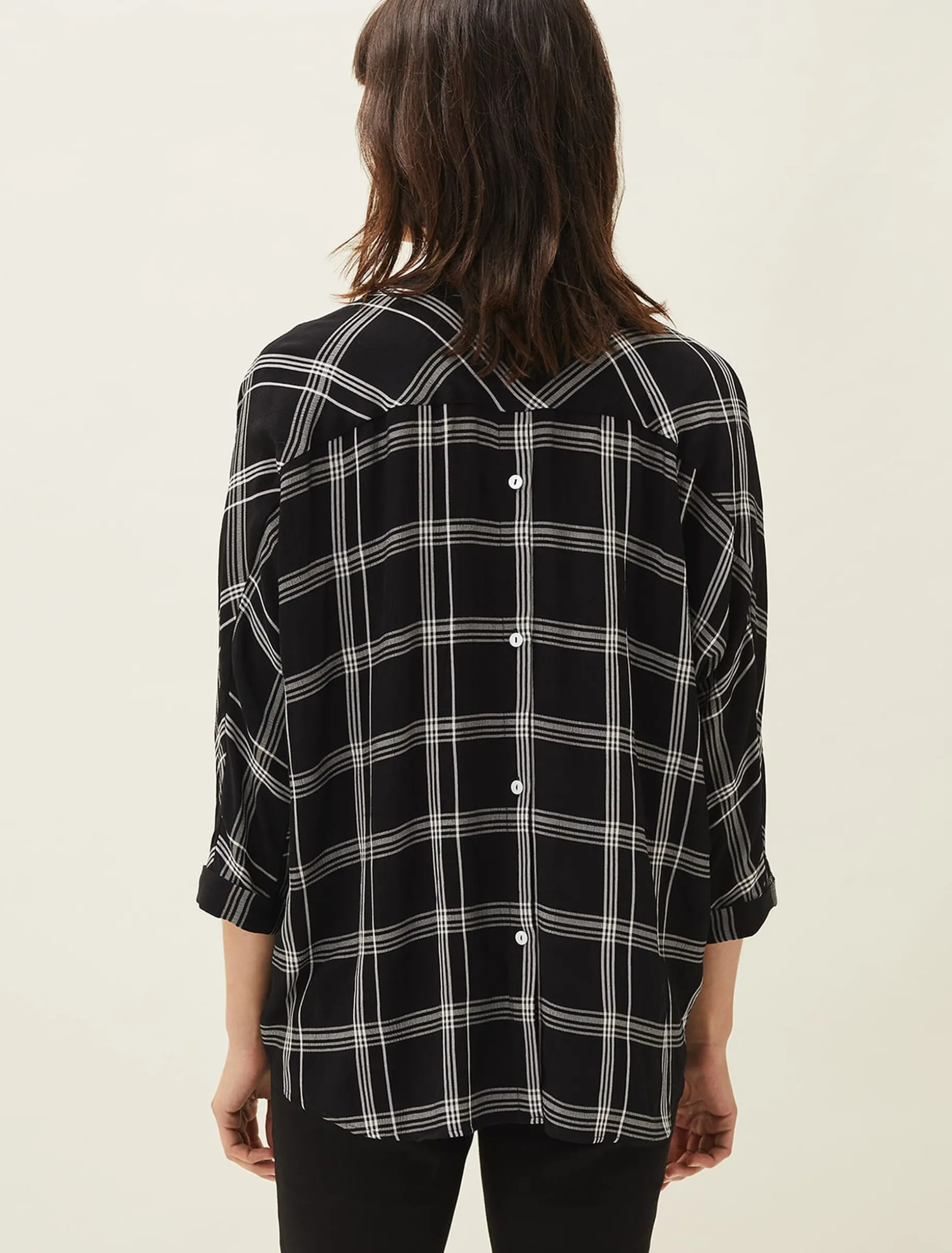 Arella Check Blouse