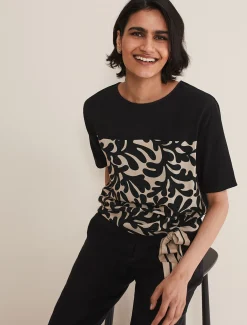 Arie Side Tie Top