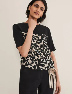 Arie Side Tie Top