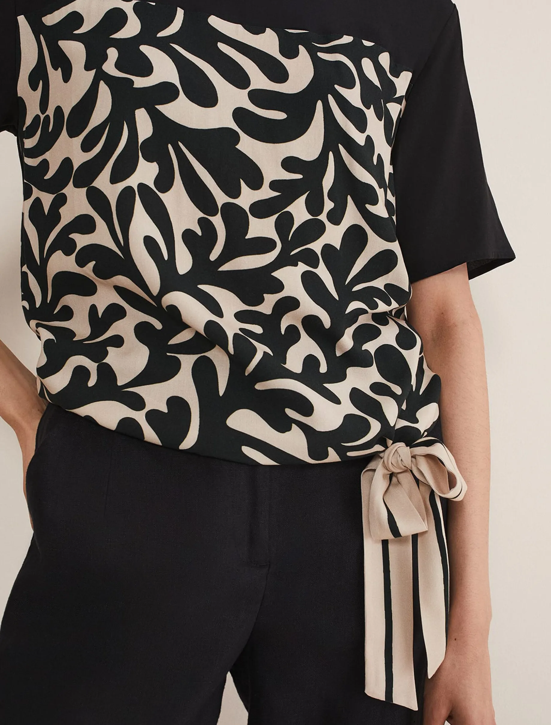 Arie Side Tie Top