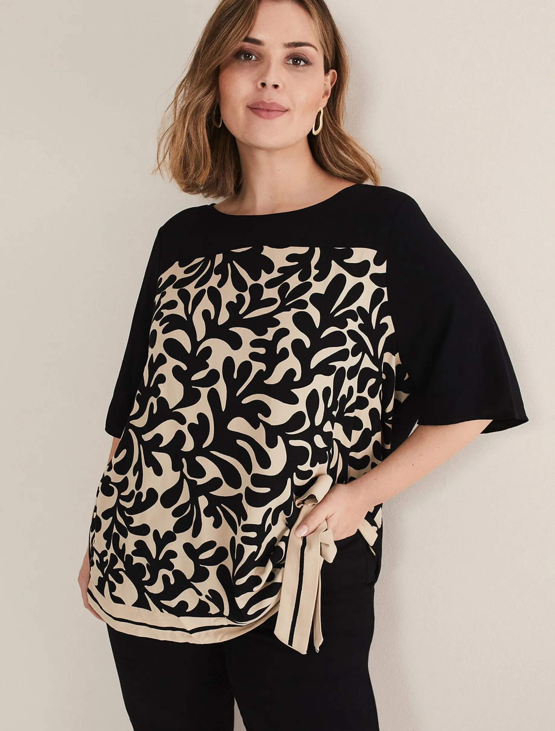 Arie Side Tie Top