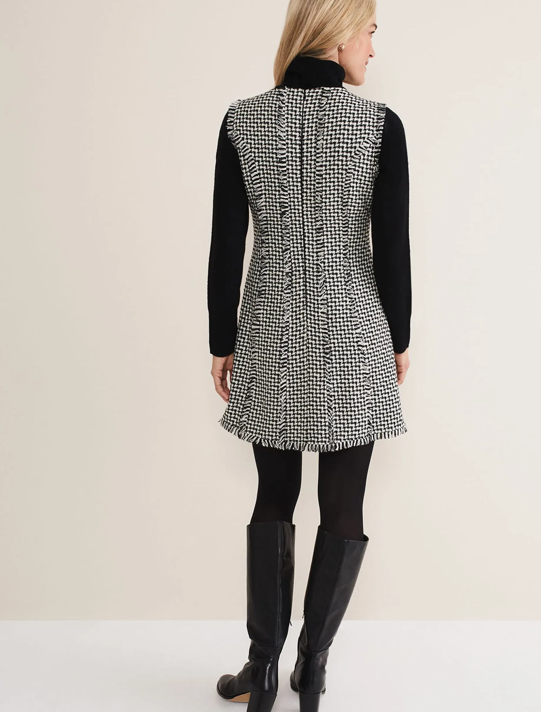 Arie Tweed Mini Dress