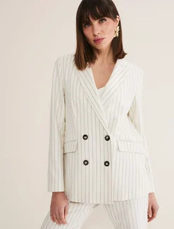 Ariella Pinstripe Blazer