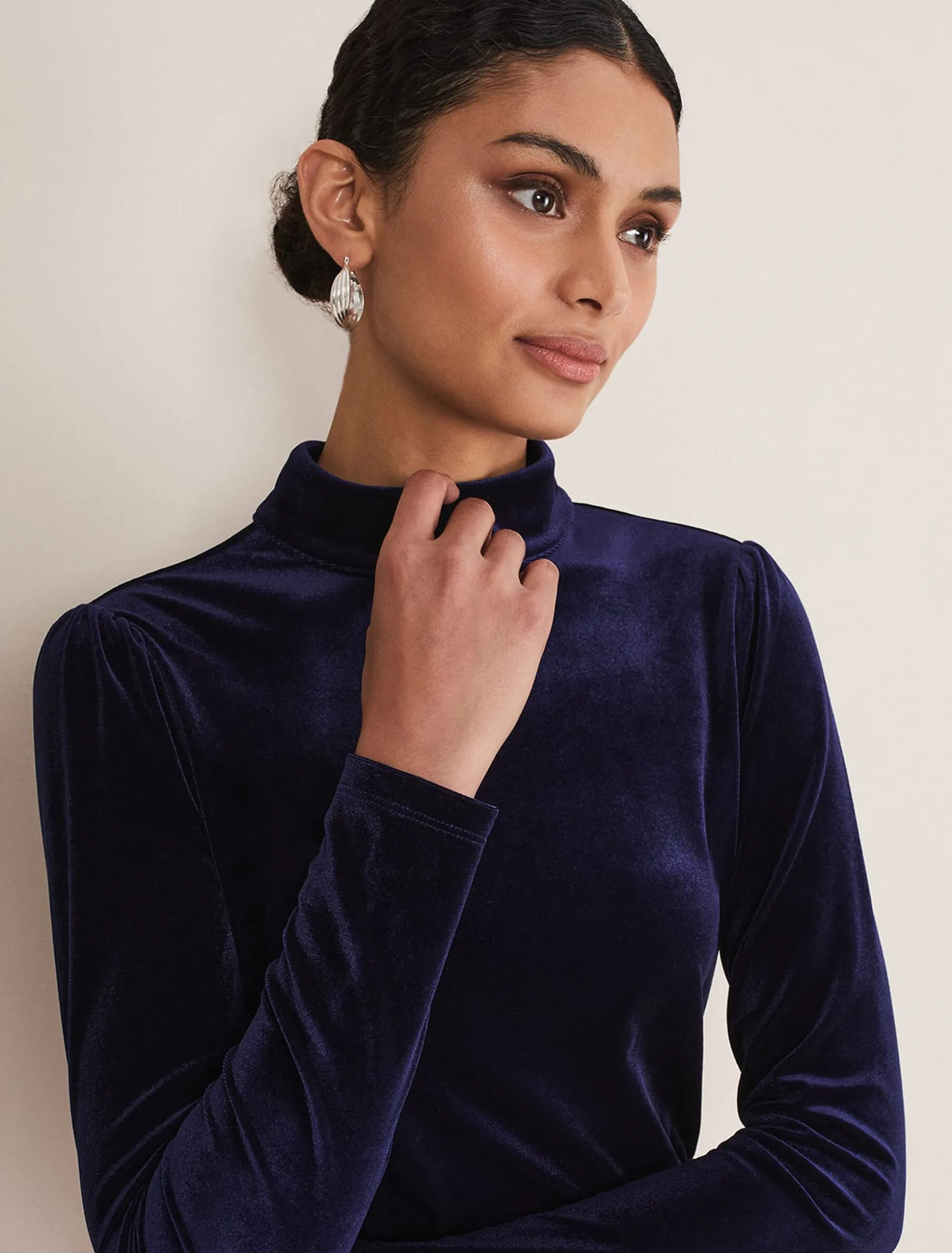 Ariella Velvet Polo
