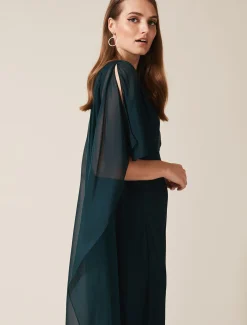 Arwen Silk Drape Dress