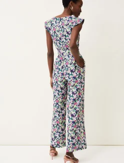 Arya Floral Frill Jumpsuit
