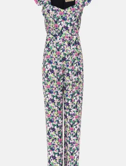 Arya Floral Frill Jumpsuit