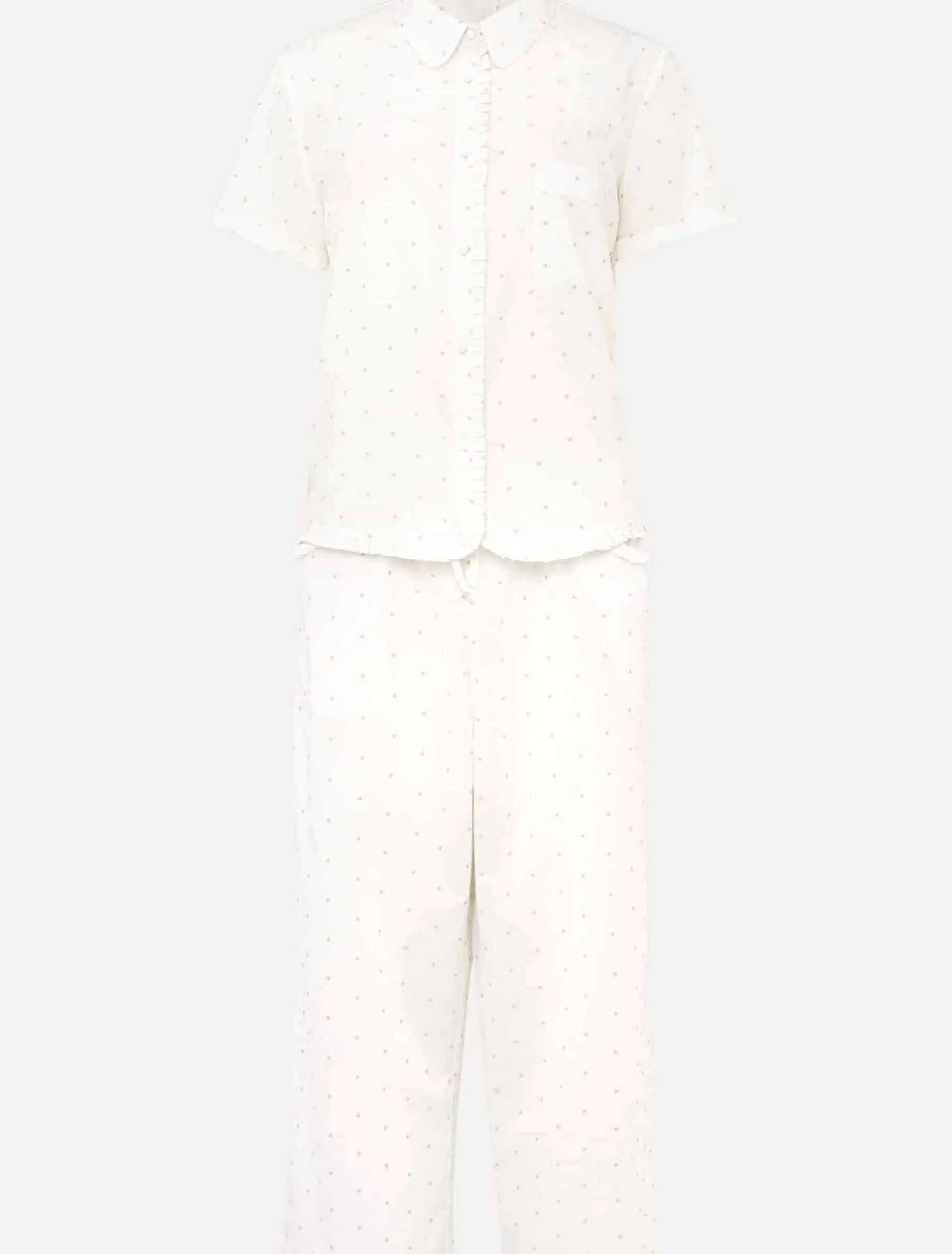 Ashai Dobby Spot Pj Set