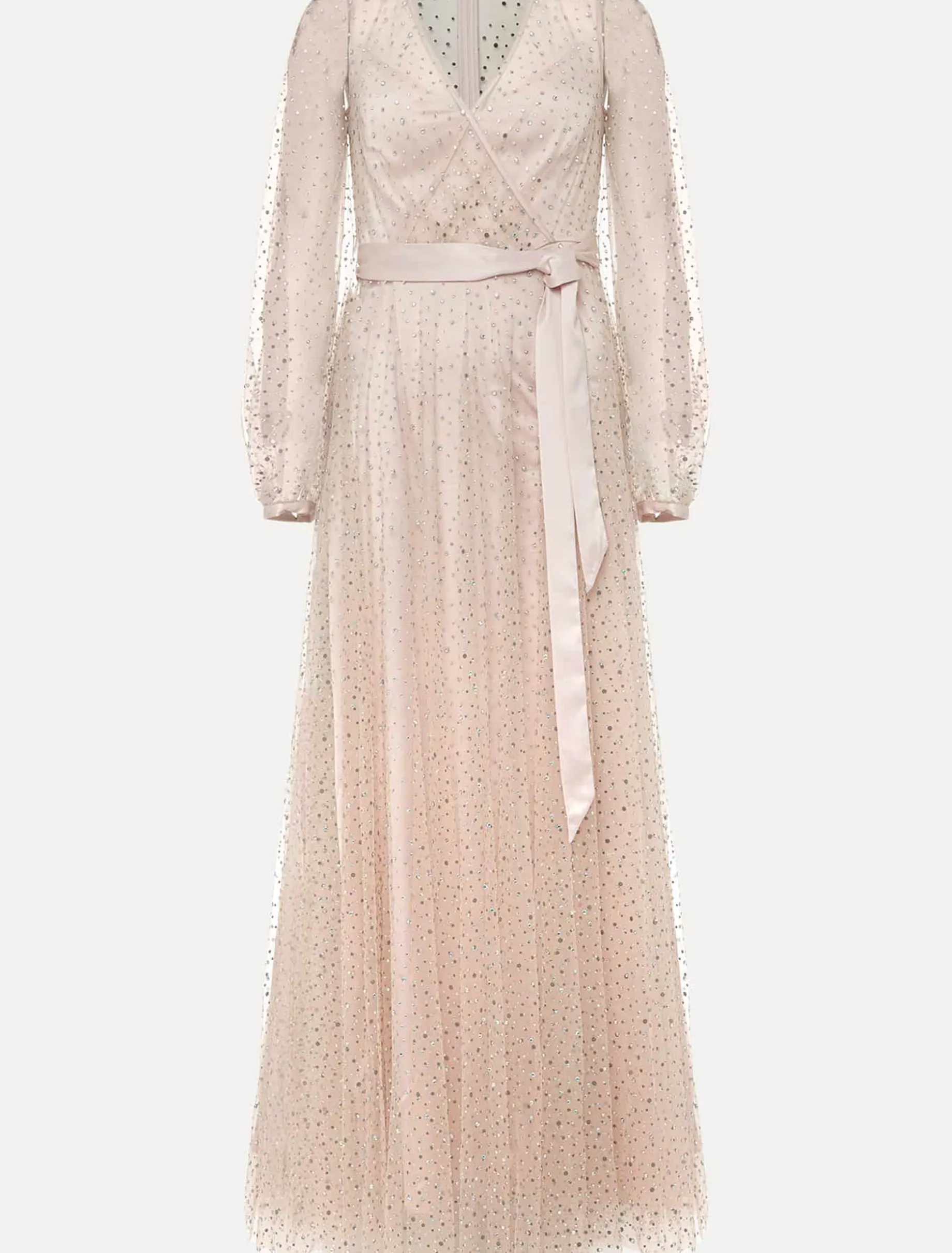 Ashley Embellished Sheer Maxi Dress