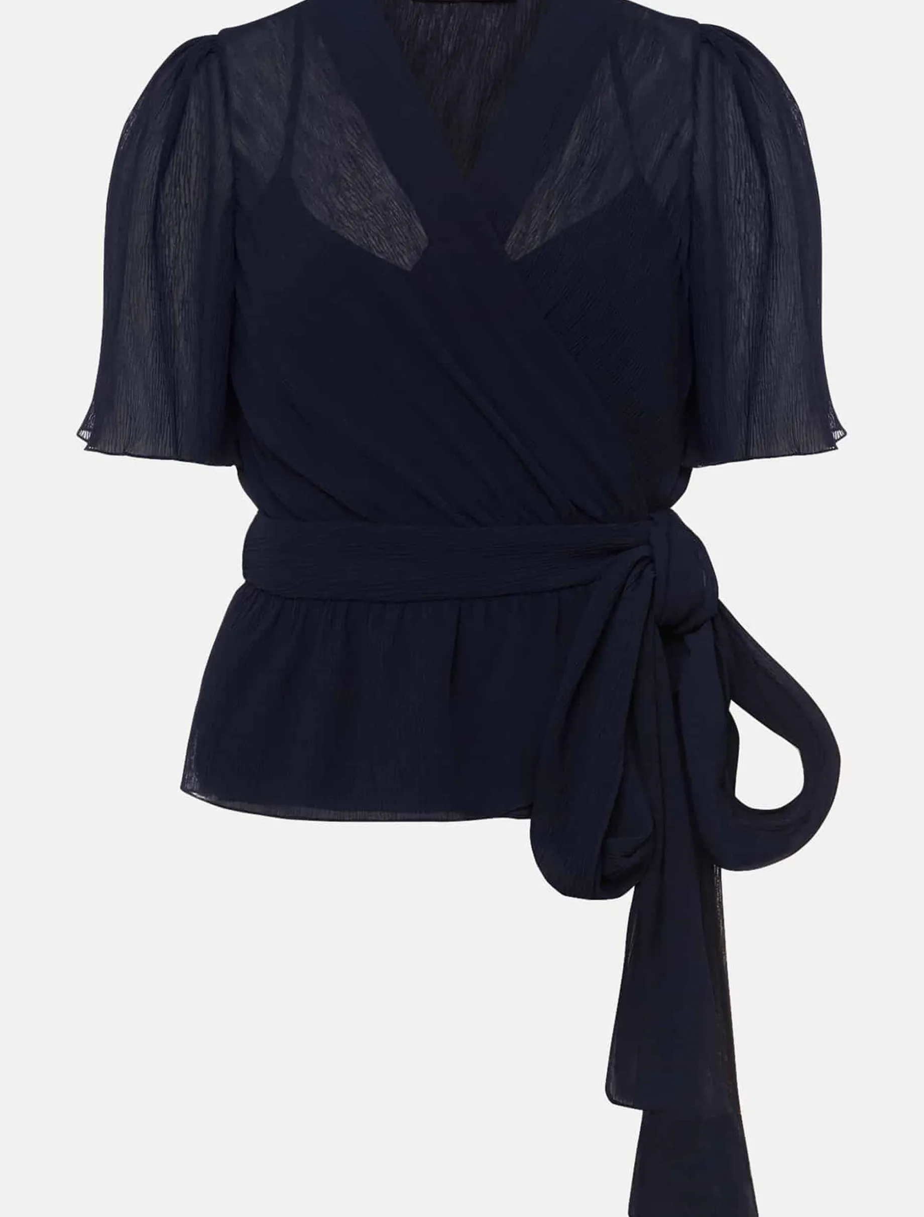 Aster Plisse Wrap Top Co-Ord