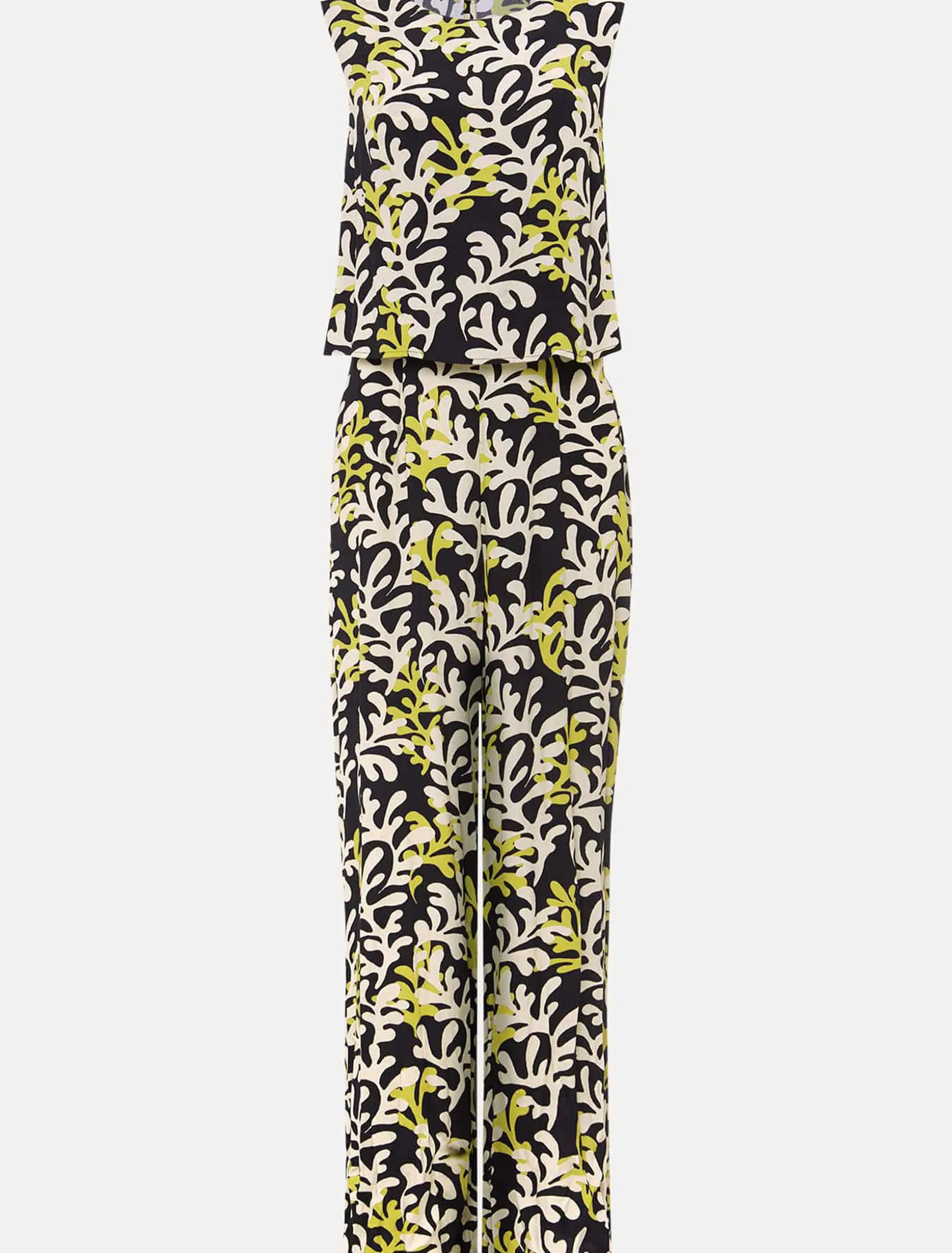 Aubrey Abstract Wide Leg Jumpsuit