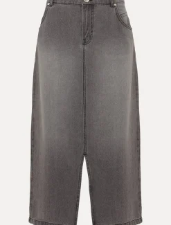 Aubrey Denim Midi Skirt