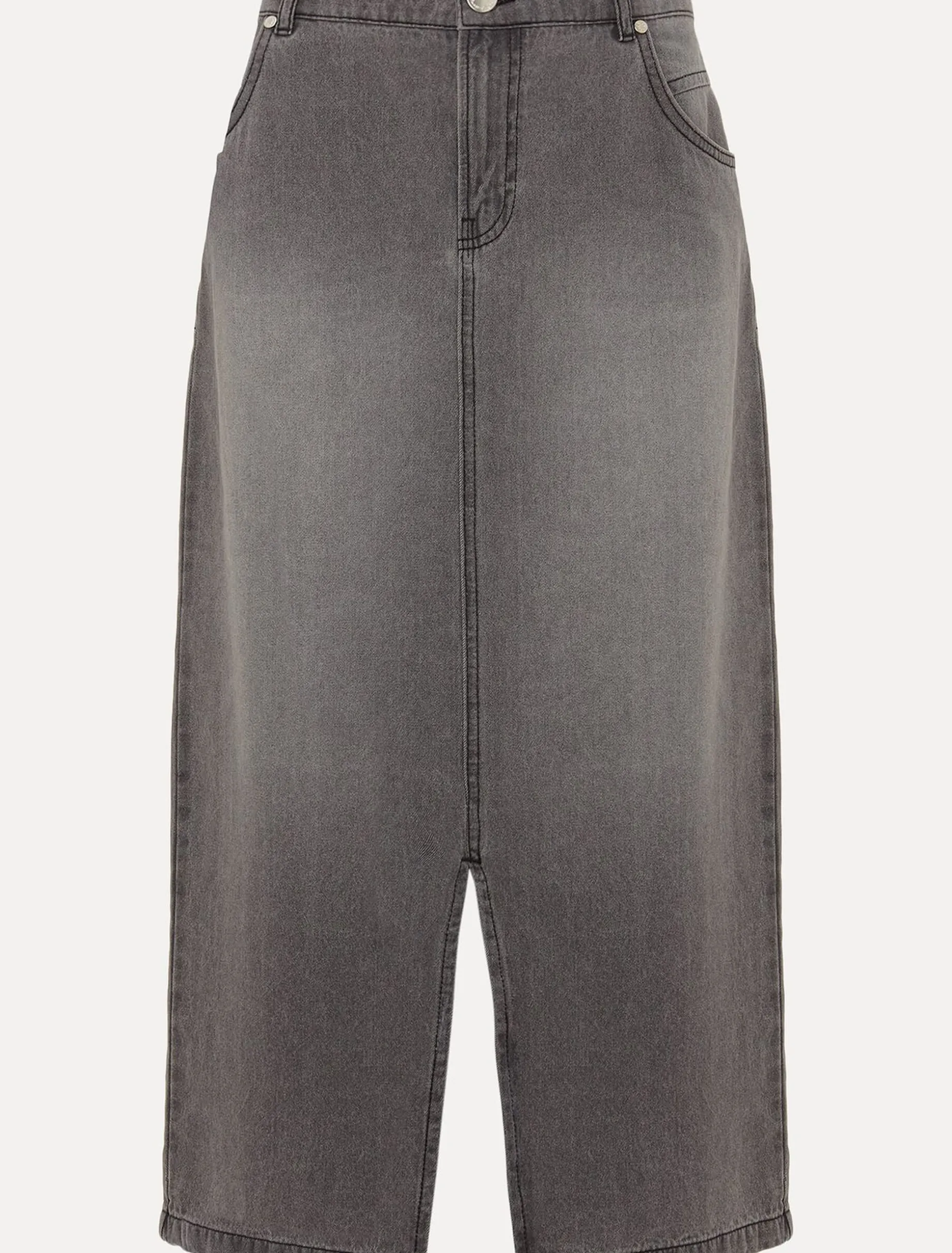 Aubrey Denim Midi Skirt