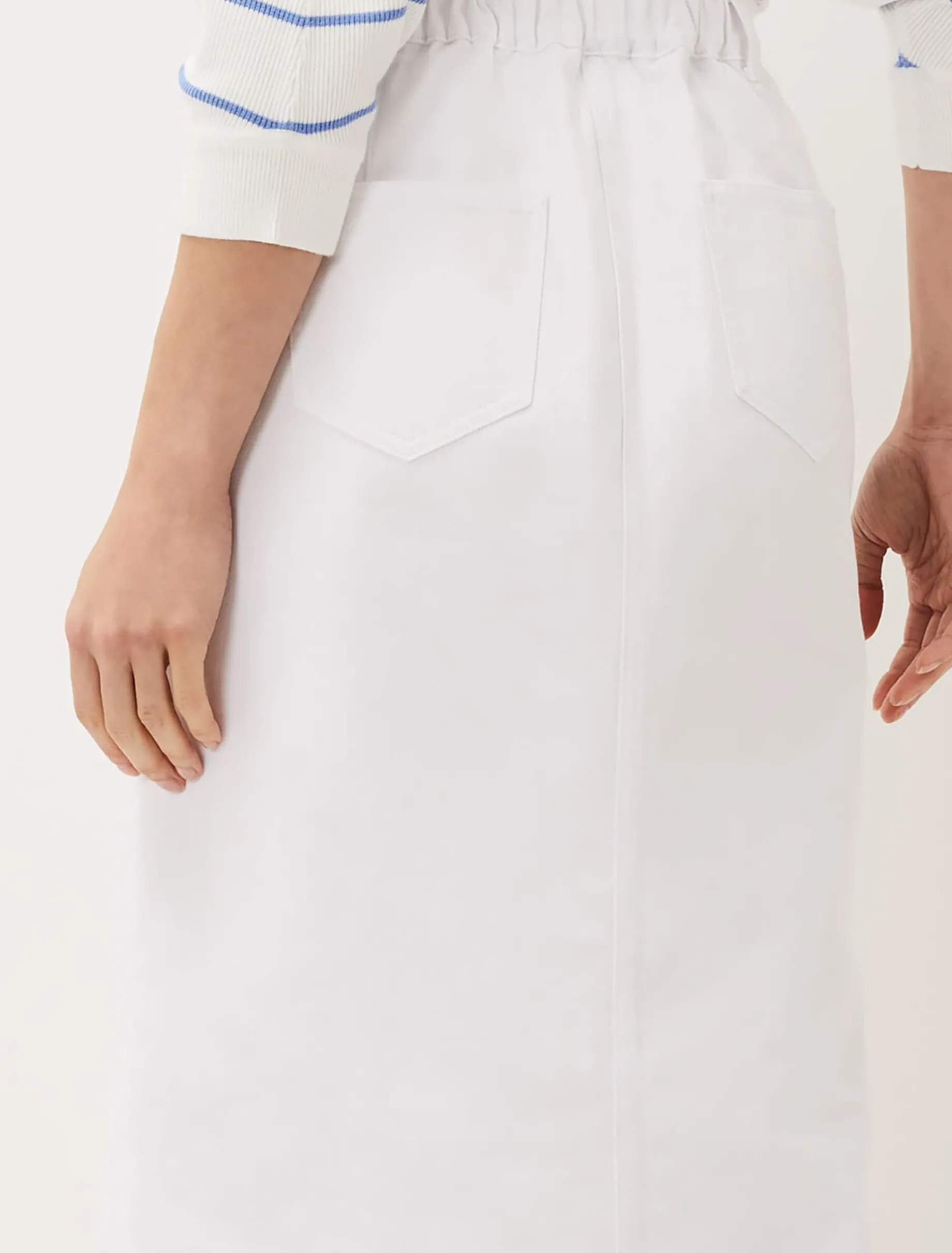 Aubrey Denim Midi Skirt