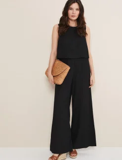Aubrey Linen Wide Leg Jumpsuit