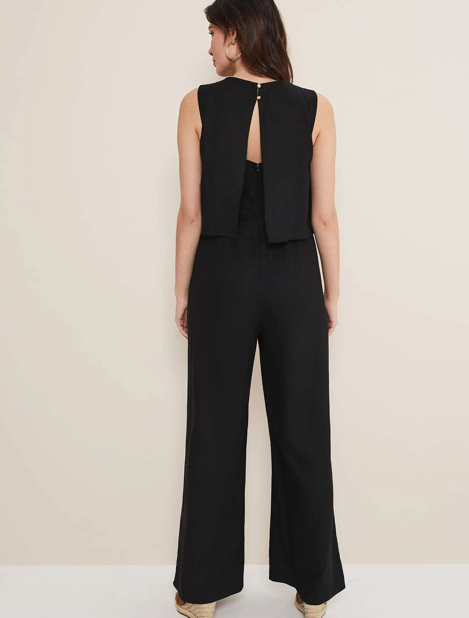 Aubrey Linen Wide Leg Jumpsuit