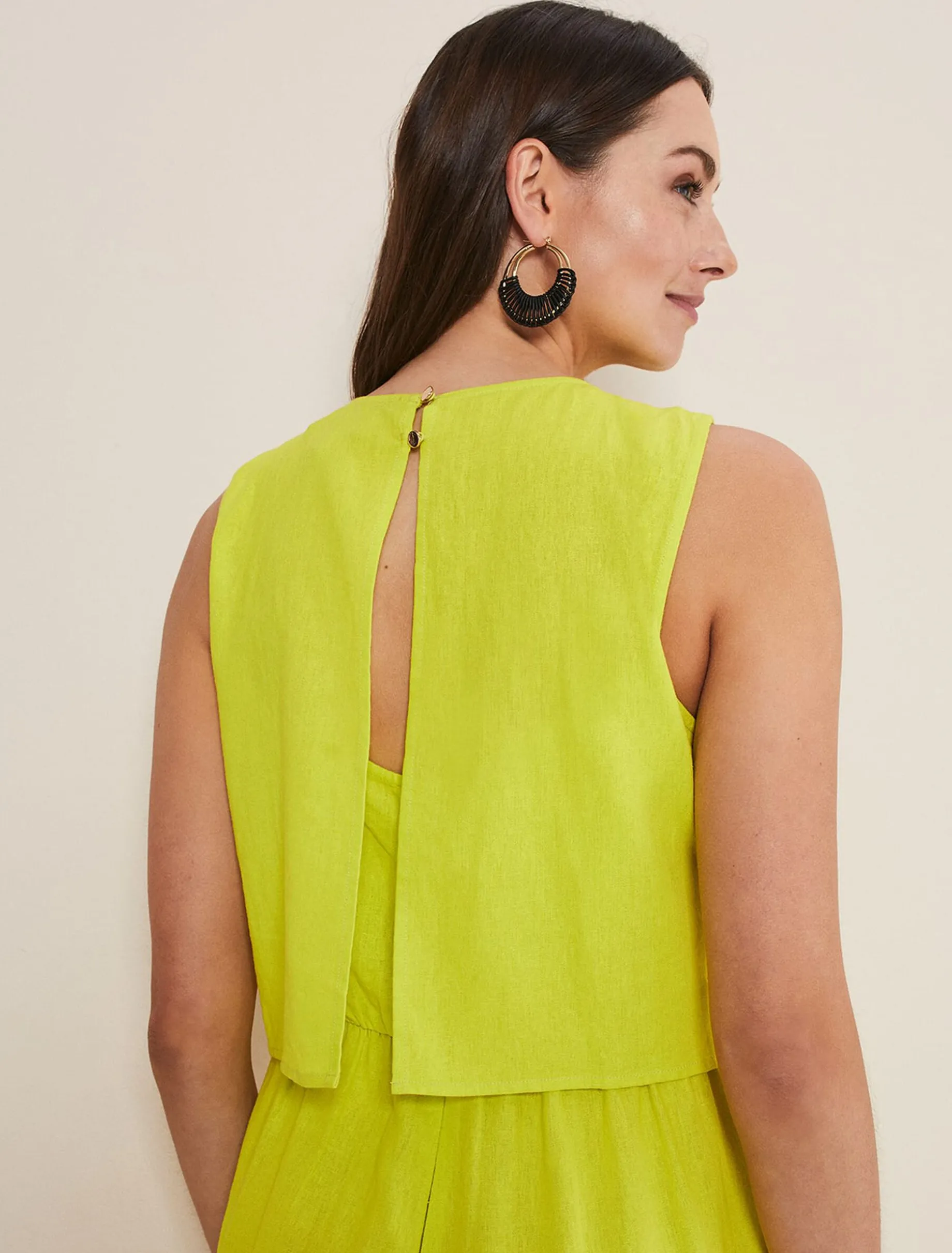 Aubrey Linen Wide Leg Jumpsuit