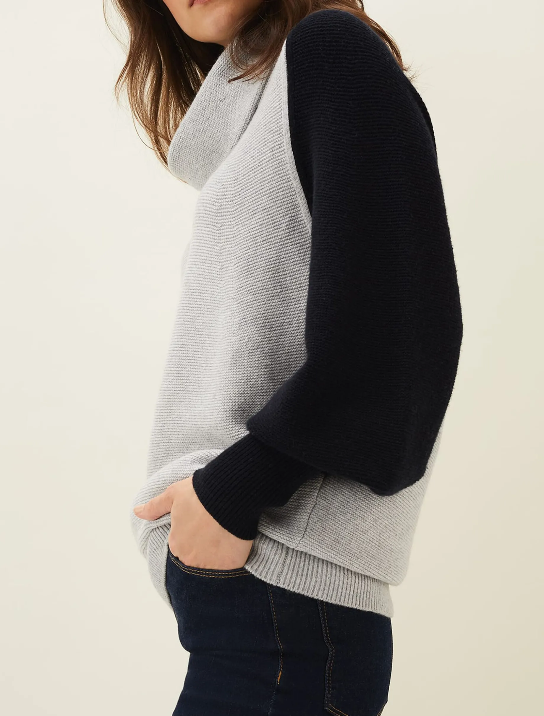 Audra Colourblock Knit Jumper