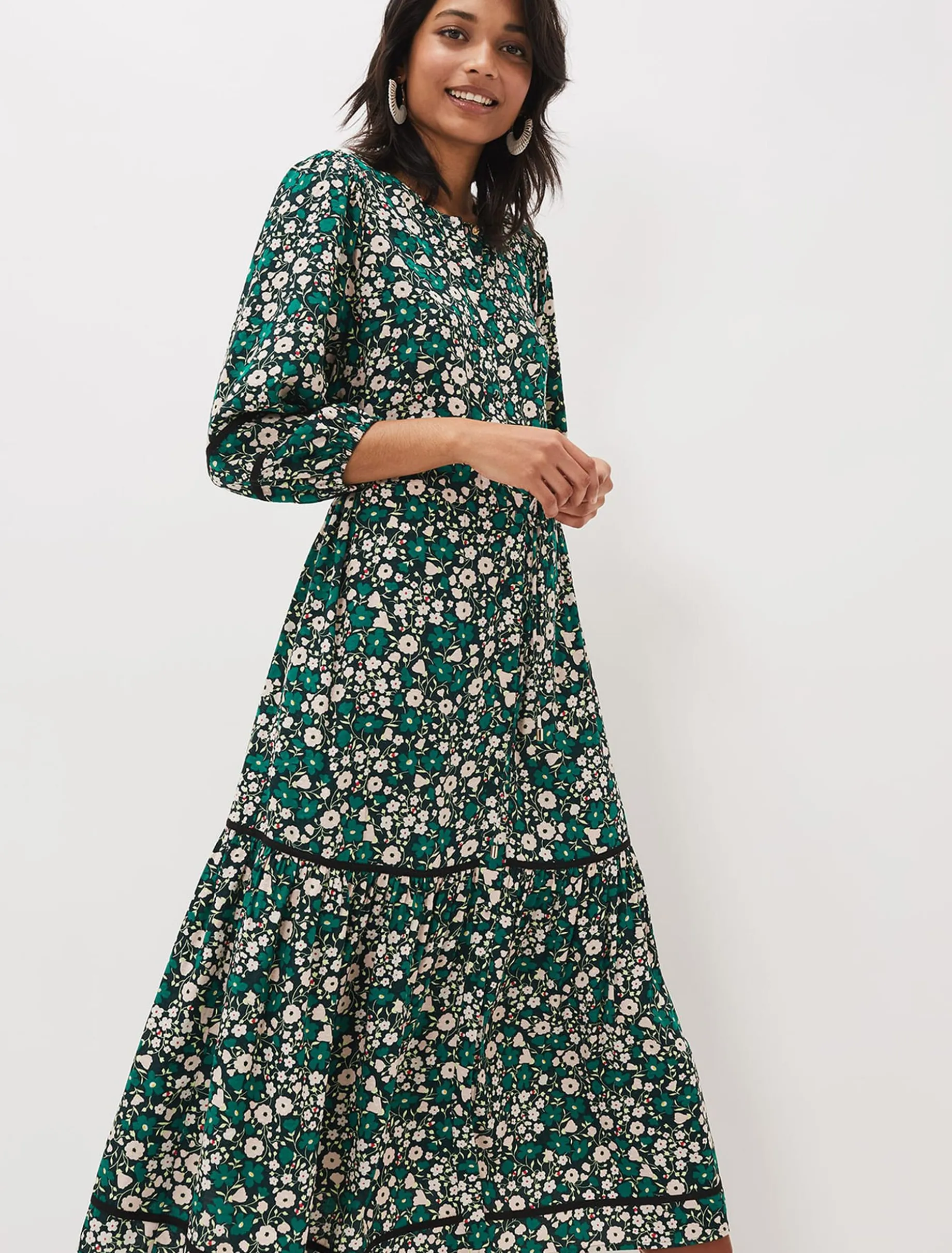 Ava Floral Midaxi Dress